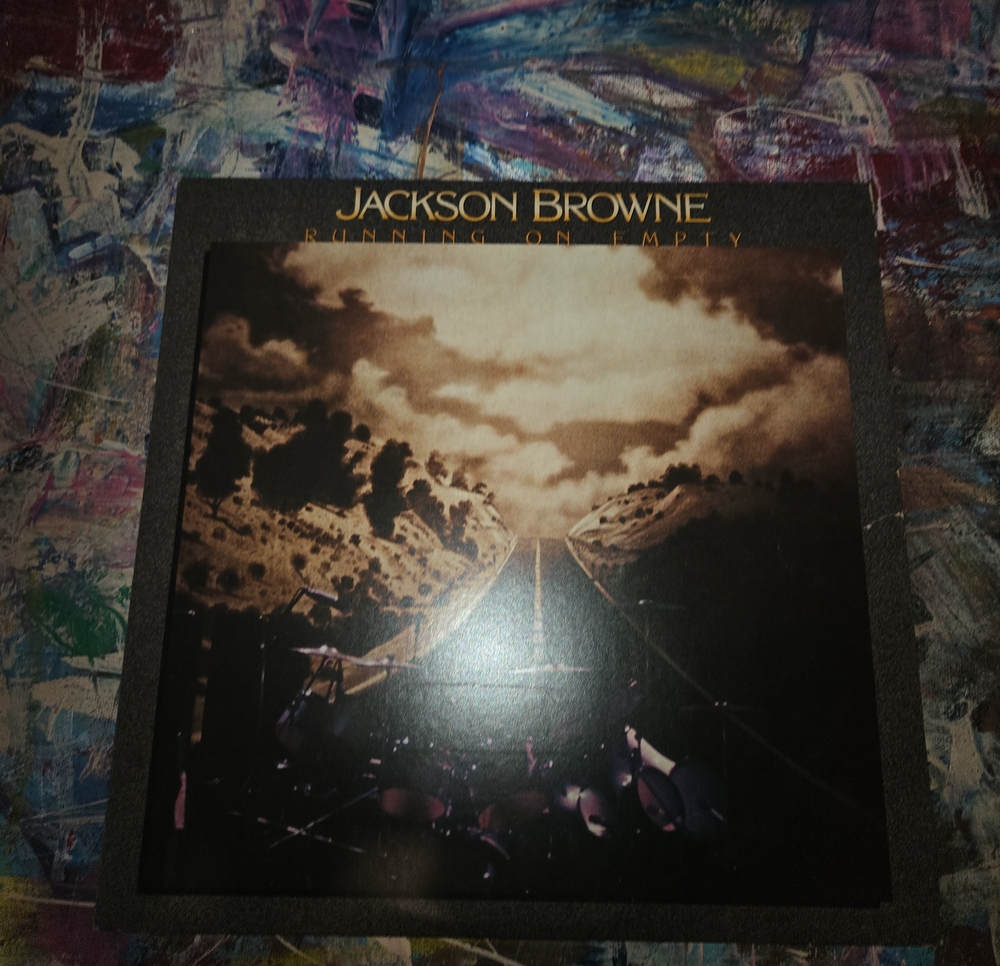 Jackson Browne "Running on Empty" Vinyl Album - Black & Sepia Cover